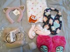 Baby girl hair accessories toy hats mittens shoes slippers pacifier clip boppi