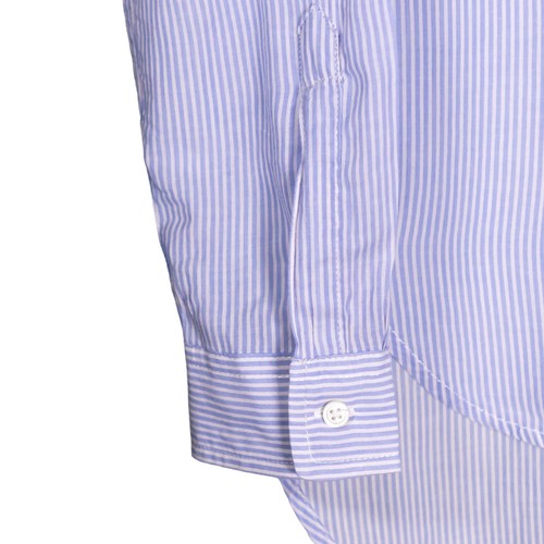 Denim Supply Ralph Lauren Women's Button Up Blue Striped Boyfriend Tunic Top M - Picture 9 of 9