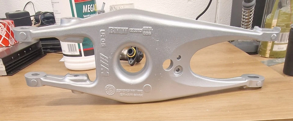 Brazo inclinable portador de resorte izquierdo bmw e90 e92 e93 m3 pasajero trasero n/s/r 2283885 Foto 3 de 4