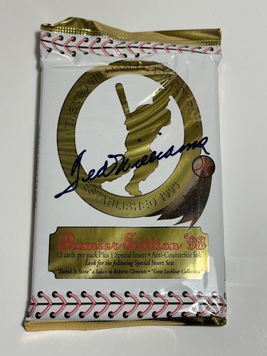 1993 Ted Williams Baseball Card Sealed Pack - Picture 1 of 2