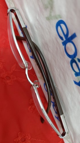 ✅️⭐️ VERSACE 1157 1003 Silver Light Gunmetal 53¤18 140 Unisex Eyeglasses "Frame" - Picture 8 of 24