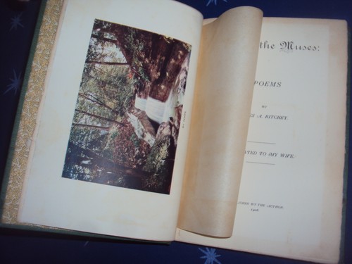 James A Ritchey GIFTS TO THE MUSES: POEMS 1st 1908 - NF cond. HC - Poetry - Imagen 4 de 5