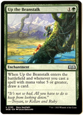 MTG Up The Beanstalk Wilds of Eldraine 0195 NM
