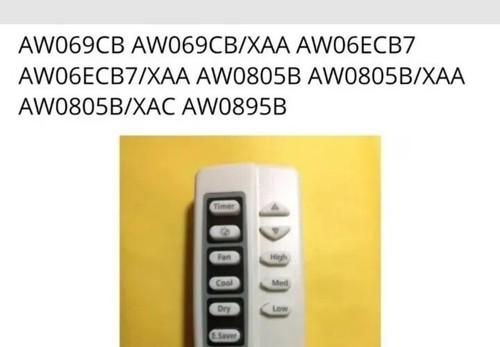 Aire acondicionado Samsung ARC-755 FABRICANTE DE EQUIPOS ORIGINALES control remoto IR probado y funcionando - Imagen 2 de 5