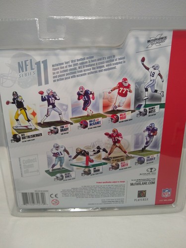 WILLIS MCGAHEE MCFARLANE NFL SERIES 11 BUFFALO BILLS FIGURE BLUE JERSEY NIB - Picture 2 of 4