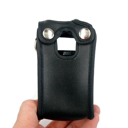 Leather Soft Protective Leather Bag For Baofeng UV-5R UV-5R+ UV-5RE GT-5R Radio - Zdjęcie 10 z 11