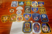 Maryland State Law Enforcement Patches various