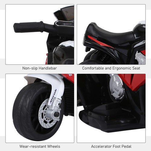 6V Kids Ride On Toddler Motorcycle with Headlight Music 3 Wheels for 1-3 Years - Picture 7 of 9