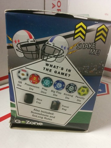 2008 Go Long Football Würfelspiel Travel Edition GoZone 100% komplett guter Zustand - Bild 2 von 10