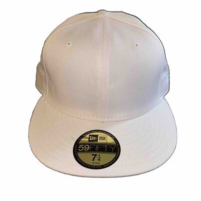New Era 59FIFTY キャップ 7 1/4 New Era Non Licensed 59Fifty Fitted White Cap 7 1/4 | eBay