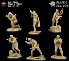 PLASTIC PLATOON Soviet soldiers Battle for Berlin 1945 WW2 1:32 New