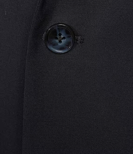 Hart Schaffner Marx Men's Black Chicago Fit Flat Front Solid Suit Jacket Sz 40S - Picture 3 of 3