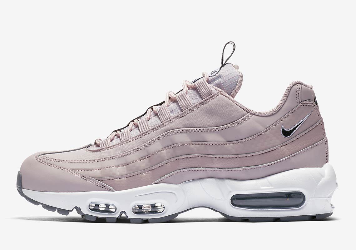2018 Nike Air Max 95 SE sz 8.5 tirette Particule rose blanc gris tendance AQ4129-600 2018 Nike Air Max 95 SE sz 8.5 tirette Particule rose blanc gris tendance AQ4129-600