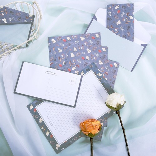 6Pcs Stationery Letter Paper 3Pcs Envelopes for Wedding Thankgiving Invitations - Picture 44 of 45