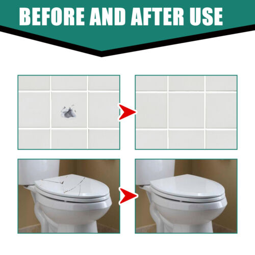 1-5PCS Ceramic Tile Repair Paste Kit Quick Drying For Ceramic Tub Stone Toilet - Picture 7 of 15