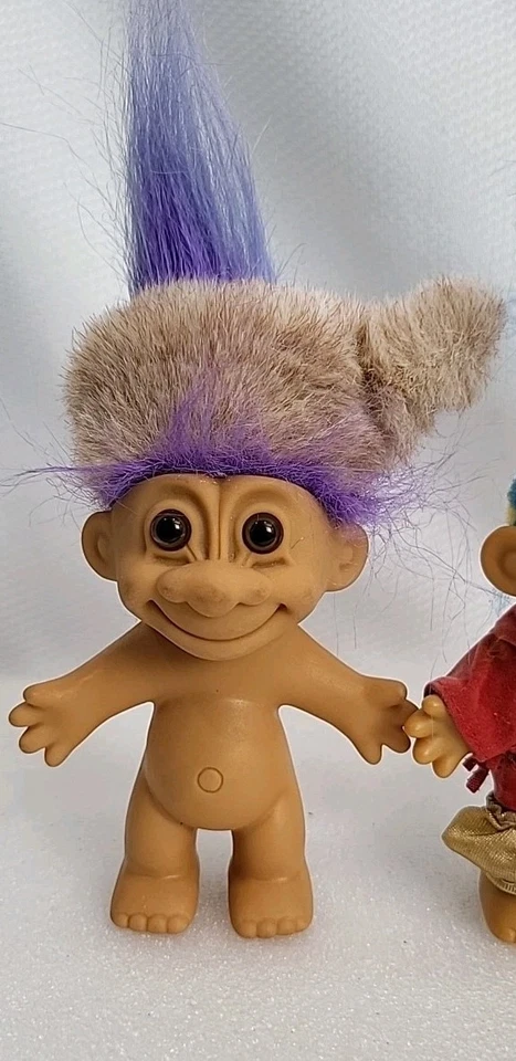 Lote de 3 bonecos retrô Russ Trolls Punk Rocker e 2 bonecas Moore vintage anos 90. - Imagem 4 de 4
