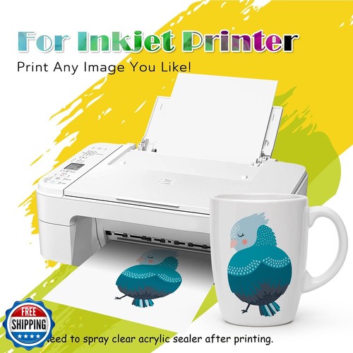 Koala Waterslide Decal Paper INKJET CLEAR, 10 Sheets 8.5x11 Inch Water Slide - 第 3/5 張圖片