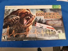 Cabelas 2013 with Gun Dangerous Hunts Brand New Xbox 360