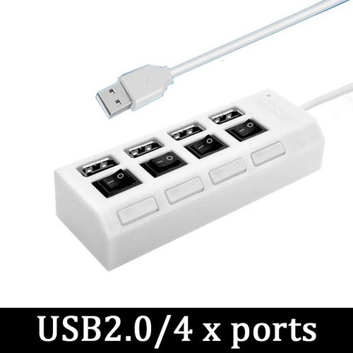 USB 3.0 Netzteil Hub 4/7Port Splitter mit Switch & 30CM Kabel Dockstation - Bild 11 von 12
