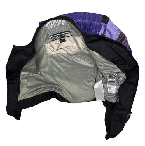 Icon Overlord Performance Riding Jacket Type 1 Motorcycle Padded Size Small - Picture 10 of 15