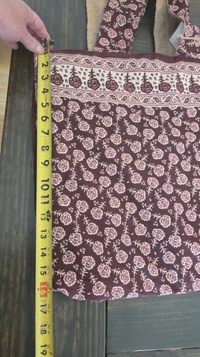 Rahab's Rope Neu mit Etikett Alltagstasche, Baumwolle mit Sackleinenfutter. Hippie Markt Tasche - Bild 5 von 7