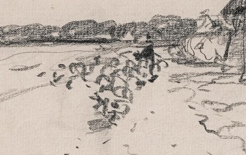 GEORGE CHARLES HAITE Victorian Drawing 1898 COTTAGE AT BEAULIEU NEW FOREST - Picture 7 of 9
