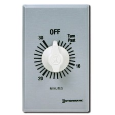 Intermatic FF30MC 30-Minute Spring Loaded Wall Timer SPST No Hold - Enhance...