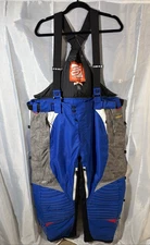 ARCTIVA Men's XL COMP 7 INSULATED BIBS Blue GrayPANTS SNOWMOBILE  WINTER RIDING