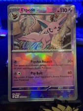 Espeon (Poke Ball Pattern) 033/131 Sv: Prismatic Evolutions Holo Pokemon TCG NM