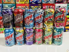 *Rare/Discontinued* Mountain Dew Full Case (12) 12oz Cans !! Game Fuel/Summer++