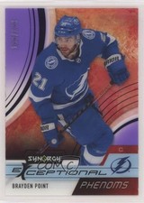 2021-22 Upper Deck Synergy Exceptional Phenoms Purple 159/199 Brayden Point 0s28