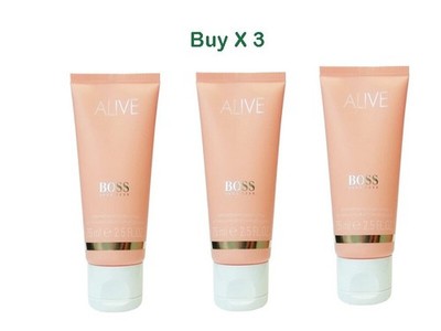HUGO BOSS ALIVE BODY LOTION X 75ML NEW FREE POSTAGE UK