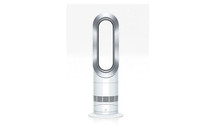 Dyson AM09 Hot and Cool Fan, White/Nickel
