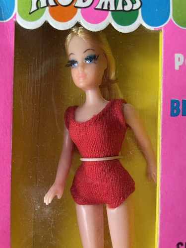 Vintage Mod Miss Fashion Dolls Edico Promotions Hong Kong 6,5" mit Box 1970’s - Bild 4 von 14