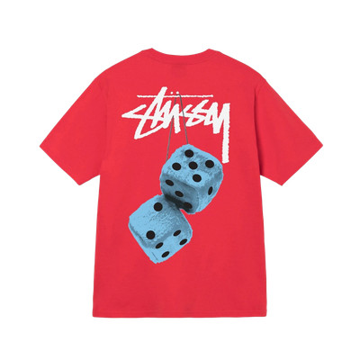 【STUSSY】FUZZY DICE T-SHIRT Stussy Fuzzy Dice T-Shirt Red | eBay