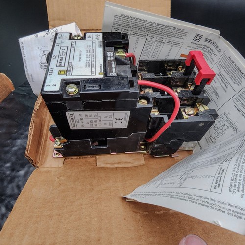 Square D 8536SBO2V02S NEMA Size 0 Motor Starter 120V Coil New In Box USA⚡️ - Picture 5 of 5