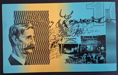 1991 Australia Uncut Blk 4x$10 Fraser Cole Bkntes NPA Folder Renniks U09(d) UNC - Picture 5 of 5