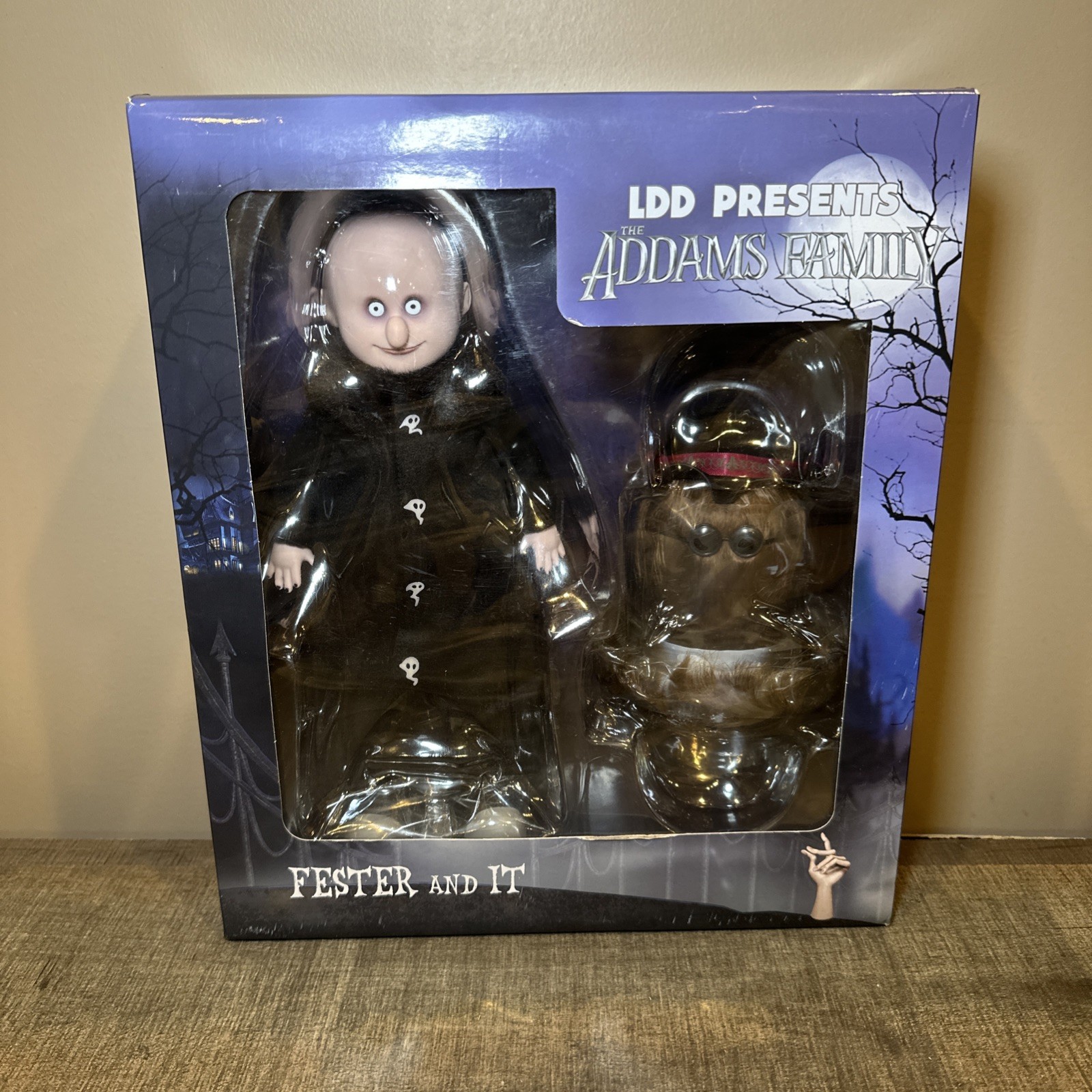 2022 Mezco Toyz LDD Presents ￼Uncle Fester and Cousin IT Addams Family New