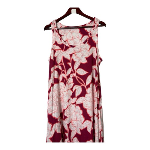 Soft Surroundings floral Santiago Song maxi Dress cotton modal blend size L - Picture 5 of 10