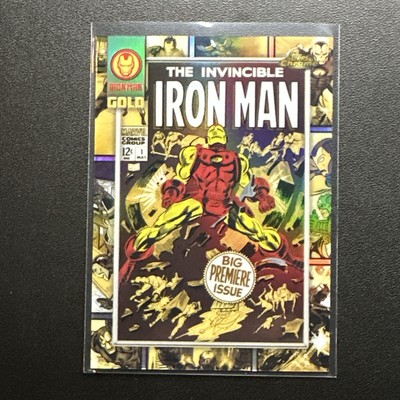 2025 Topps Chrome Marvel Iron Man #1 #IM-3 Iron Man Gold