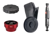 SIRUI 18mm Wide Angle Lens for Phones + Clip Adapter + LP Red (18-WAR+MSC-01+LP)