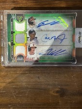 2024 Topps Triple Threads - Autograph Relic Combos Cal Ripken  Adley  Gunnar /18