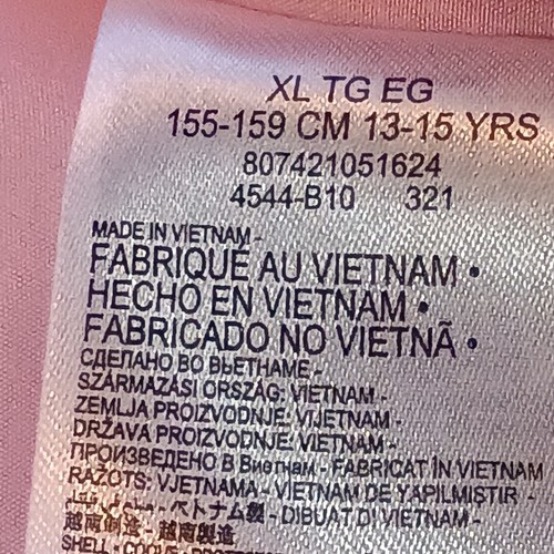 Hurley gefütterte Jacke XL (13-15) Mädchen Jugend Wasser Batik Kapuze Mantel - Bild 12 von 13