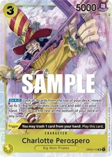 One Piece Charlotte Perospero (OP03-113/294) OP03 Pillars of Strength LP FOIL