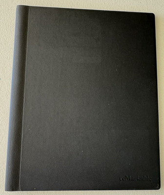 Authentic ReMarkable 2 Book Folio Case  Black Premium Leather