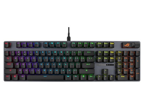 ASUS ROG Strix Scope II X 100% Gaming Keyboard, hot-swappable pre-lubed NX Snow - Picture 2 of 5