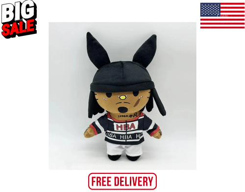 Muñeca de peluche Hello Kitty Playboi Carti juguete de peluche regalo para niños niños y niñas - Imagen 1 de 5