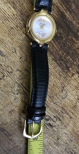 Landstroms Damen Armbanduhr Black Hills Gold mit Lederband braucht Batterie - Bild 10 von 10