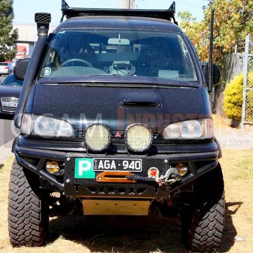 Aluminium Flat Roof Rack for Mitsubishi Delica Full Length Alloy, With 20cm Brac - Picture 4 of 12
