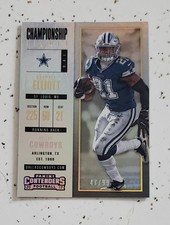 2017 Panini Contenders Season Ticket Ezekiel Elliott #77 Championship Ticket /99
